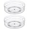 mDesign Lazy Susan Open Turntable Spinner for Kitchen and Bathroom